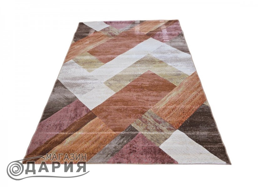 Тъкан килим ARGENTUM РЪЖДА ПРАВОЪГЪЛНИЦИ КРЕМ